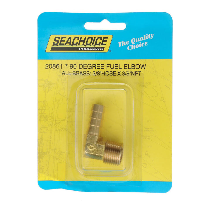 Seachoice 90 Degree Brass Fuel Elbow