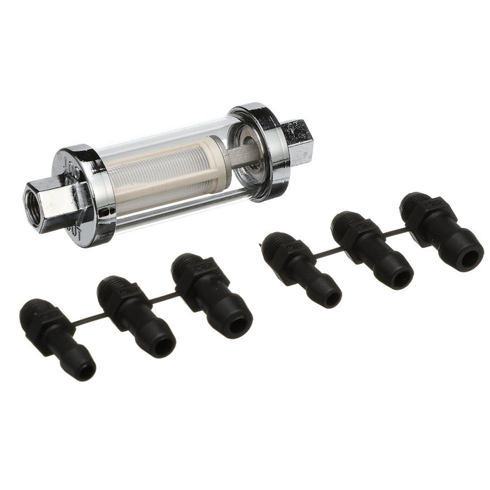 Seachoice 20941 in-Line Fuel Filter, Clear Body, Universal Fit