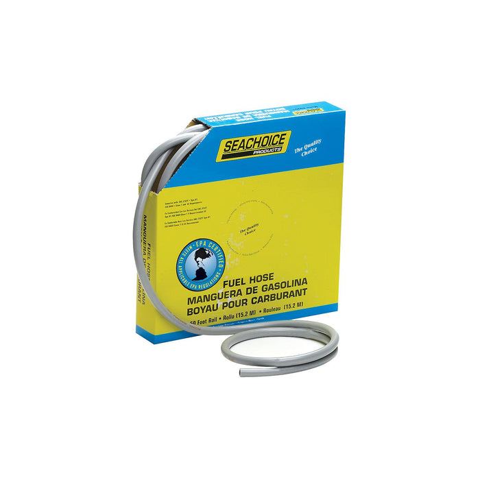 Seachoice Fuel Hose EPA Compliant, for Repair & Replacement on Outboard Engines, Type B, 50'