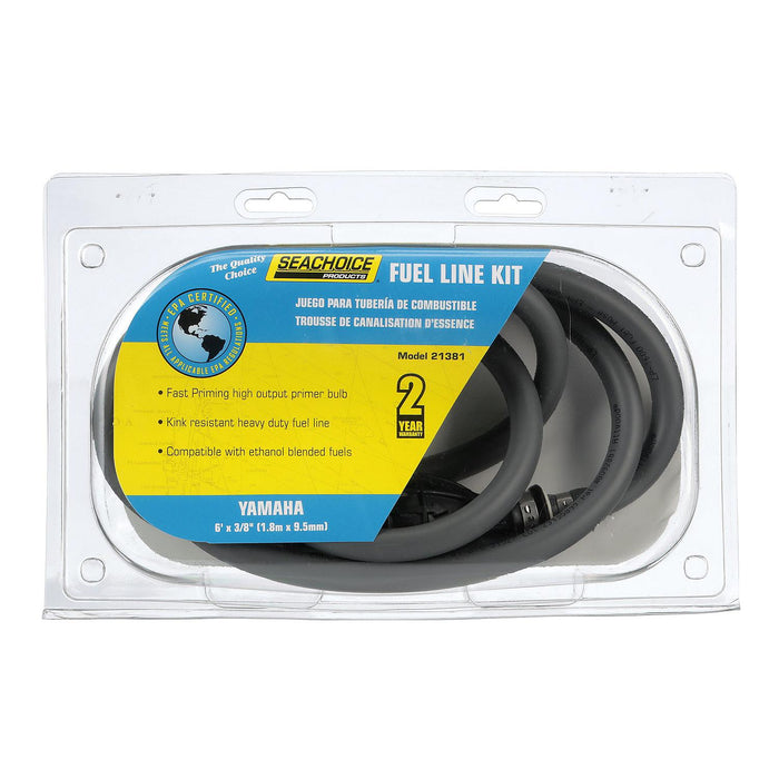 Seachoice 21381 Low Perm Fuel Line Kit Yamaha, 3/8" x 6'