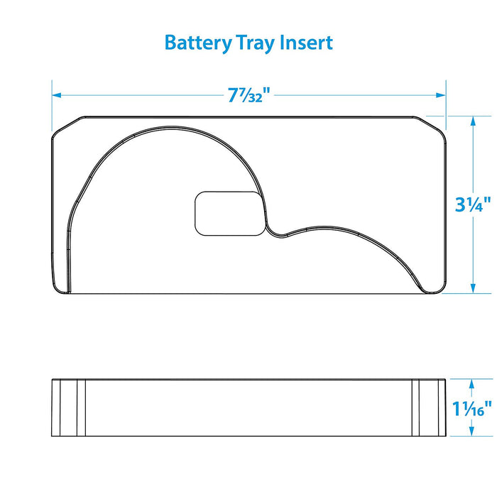 Seachoice 21951 Battery Tray w/ Strap For D27M & D31M Optima Batteries