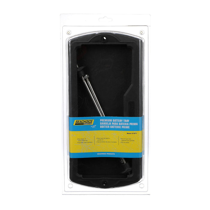 Seachoice 21971 Premium Durable Battery Tray, Fits Group 31 Batteries