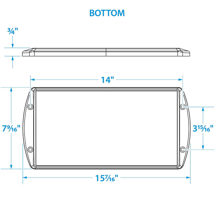 Seachoice 21971 Premium Durable Battery Tray, Fits Group 31 Batteries