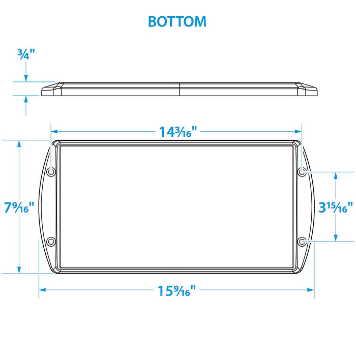 Seachoice 21991 Premium Battery Tray with Stainless Steel Hardware, 29 Series