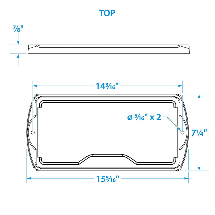 Seachoice 21991 Premium Battery Tray with Stainless Steel Hardware, 29 Series