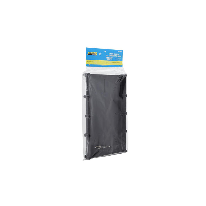 Seachoice 22013 Battery Tray with Stainless Steel Buckle, Group 29/31