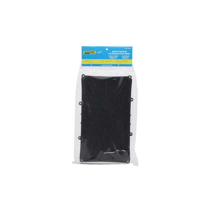 Seachoice 22053 Battery Tray With Stainless Steel Buck, Group 27