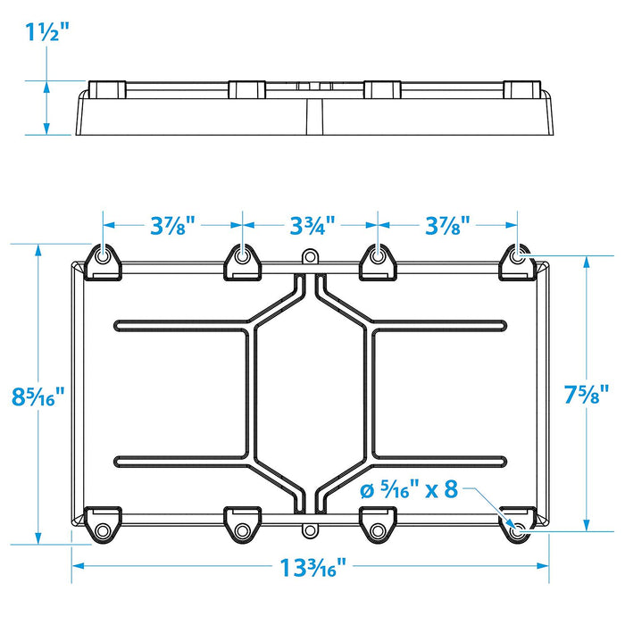 Seachoice 50-22071 Battery Tray, Group 29