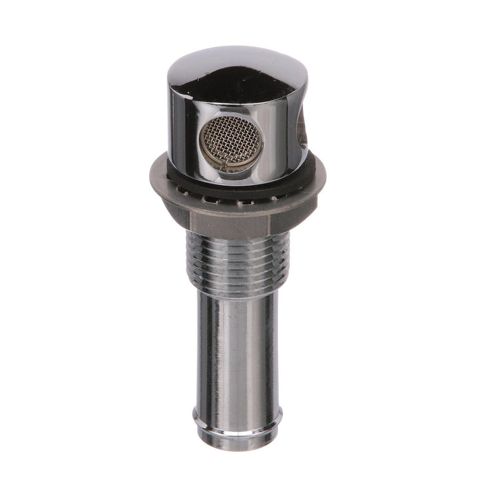 Seachoice 23031 Thru Hull Fuel Tank Vent, Chrome-Plated Brass, 5/8 in.