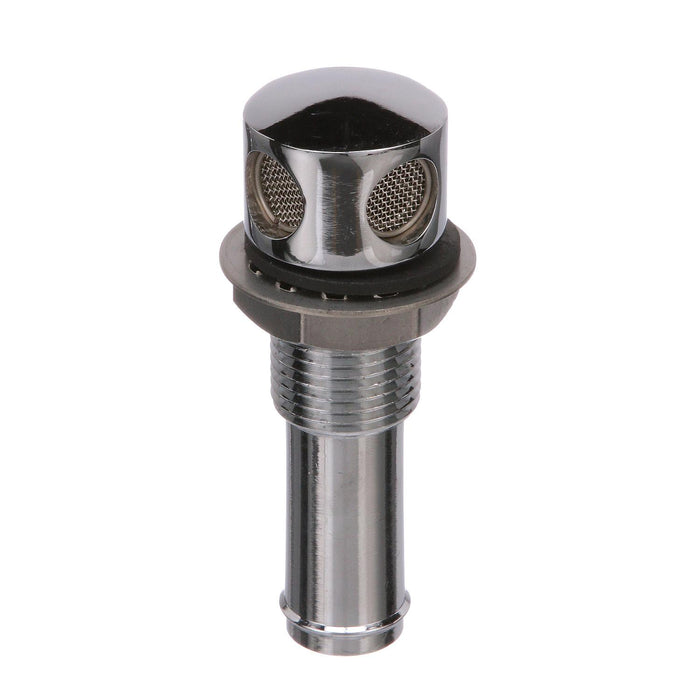 Seachoice 23031 Thru Hull Fuel Tank Vent, Chrome-Plated Brass, 5/8 in.