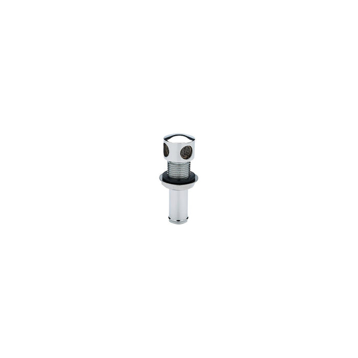 Seachoice 23031 Thru Hull Fuel Tank Vent, Chrome-Plated Brass, 5/8 in.