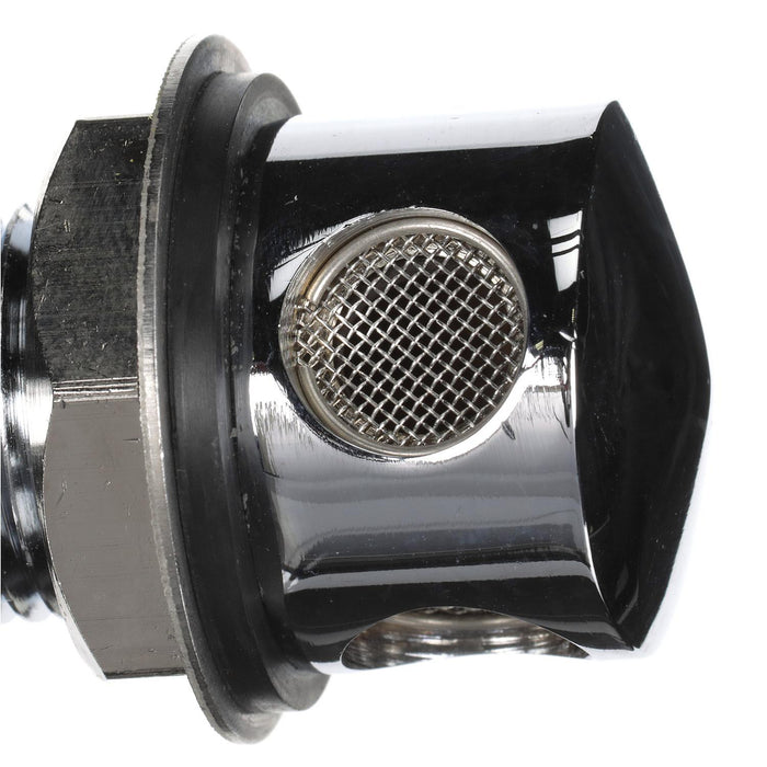 Seachoice 23041 Thru Hall Fuel Tank Vent, Chrome-Plated Brass, 5/8 in., 90 Degree