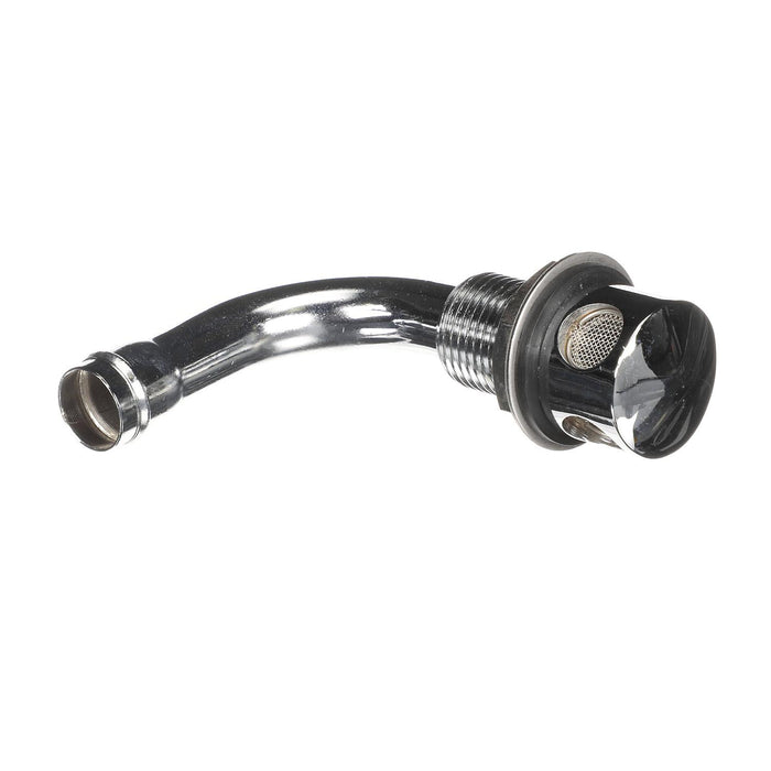 Seachoice 23041 Thru Hall Fuel Tank Vent, Chrome-Plated Brass, 5/8 in., 90 Degree