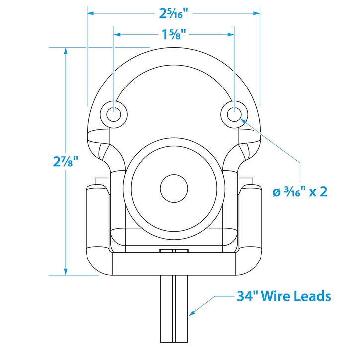 Seachoice 28101 Foot Control Switch For Manually Operated Trolling Motors