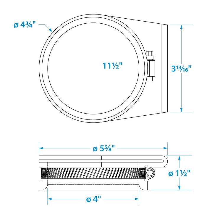 Seachoice Exhaust Guard Covers (2 Per Pack)