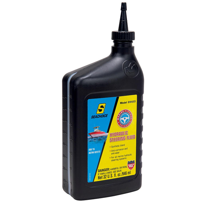 Seachoice 28423 Hydraulic Steering Fluid Synthetic Blend, ISO 15, 1 Qt.
