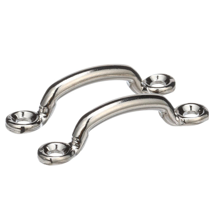 Seachoice 28841 Nickel Plated Brass Wire Eye Straps (2 Per Pack0