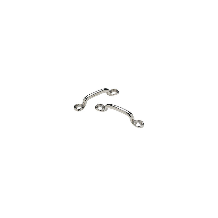 Seachoice 28841 Nickel Plated Brass Wire Eye Straps (2 Per Pack0
