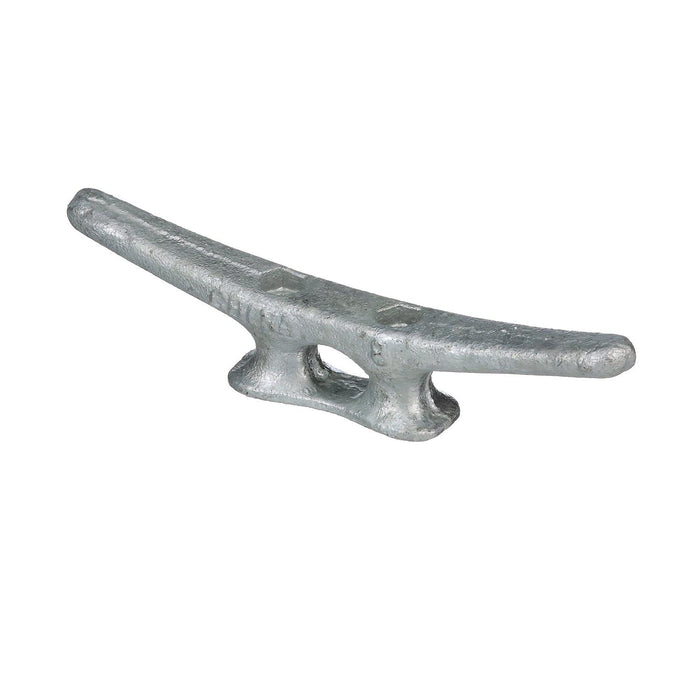 Seachoice 30610 Open Based Galvanized Dock Cleat, 8"