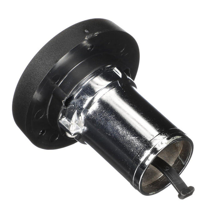Seachoice 32011 Chrome Plated Zinc Gas Deck Fill w/ Cap (Strap Tether) for, 1-1/2" Hose