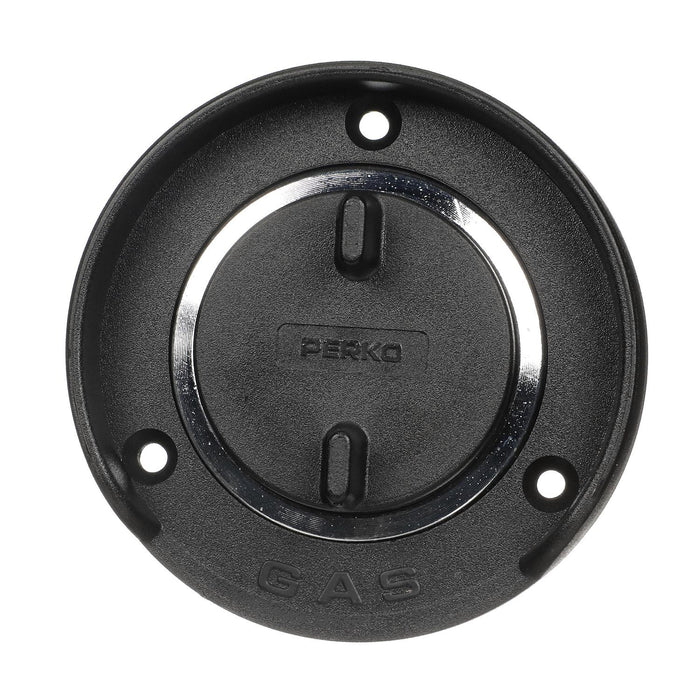 Seachoice 32011 Chrome Plated Zinc Gas Deck Fill w/ Cap (Strap Tether) for, 1-1/2" Hose