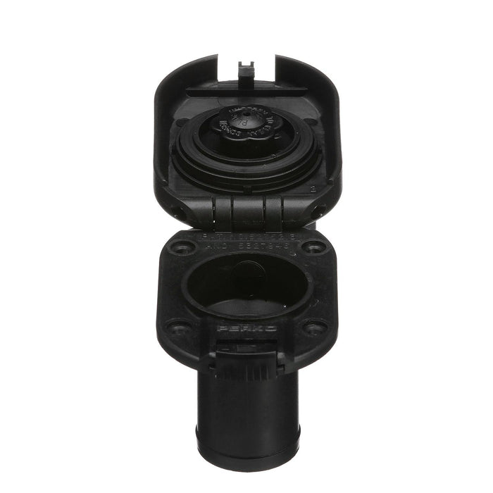 Seachoice 32061 Molded Plastic Gas Deck Fill w/ Vent & Cap (Hinge Flip Top) for, 1-1/2" Hose