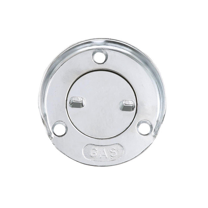 Seachoice 32251 SS Deck Fill w/ Cap (Chain Tether) for 1-1/2" Hose