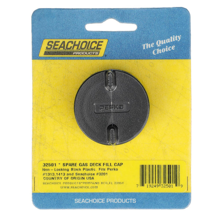 Seachoice 32501 Plastic Replacement Cap for Deck Fill 32011 & Perko 1313/1314, Series