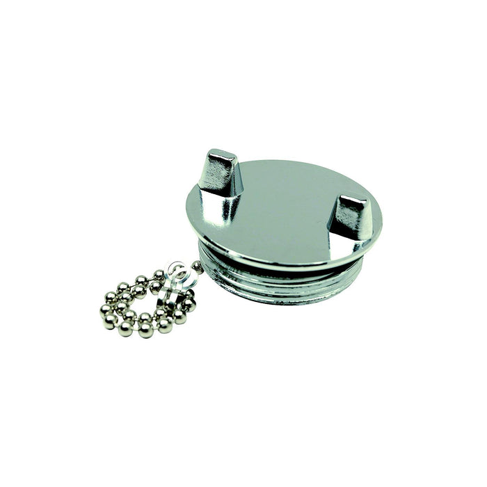 Seachoice 32521 Chrome Plated Zamak Replacement Cap For Deck Fill 32041