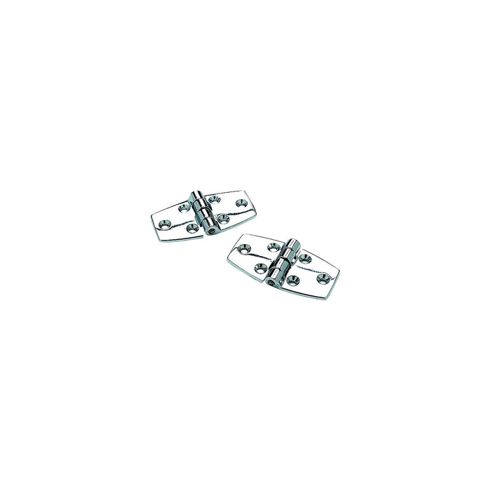 Seachoice 34241 (2) 3" x 1-1/2" Chrome Plated Zinc Utility Hinges w/ 120 Degree, Opening