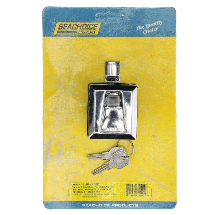 Seachoice 35501 Chrome Plated Zinc Flush Lock