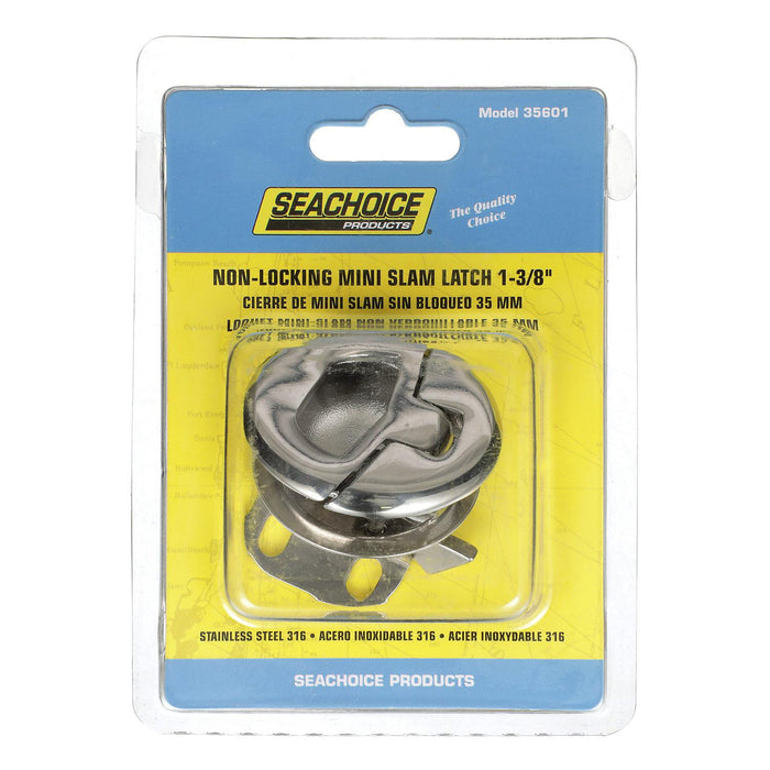 Seachoice 50-35601 Non-Locking Grand Slam Latch, Mini Round, 1-3/8"