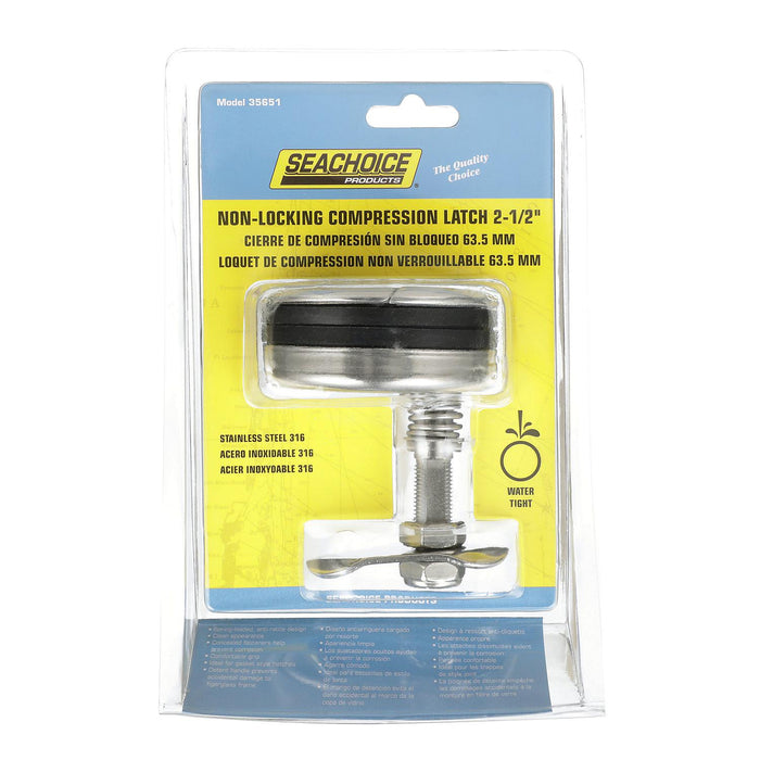 Seachoice 50-35651 Non-Locking Grand Compression Latch, 2-1/2"