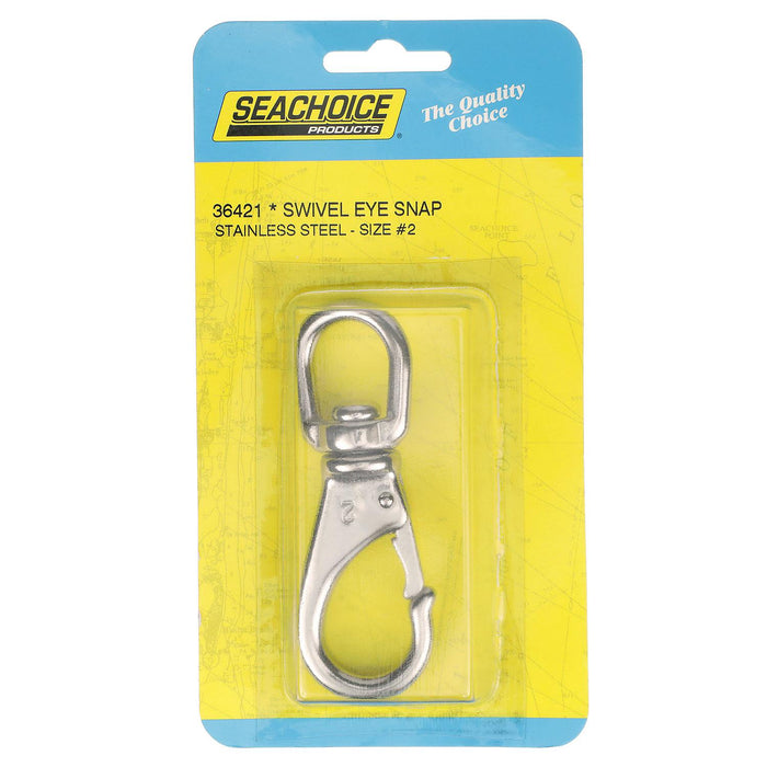 Seachoice 36421 Stainless Steel Swivel Eye Snap