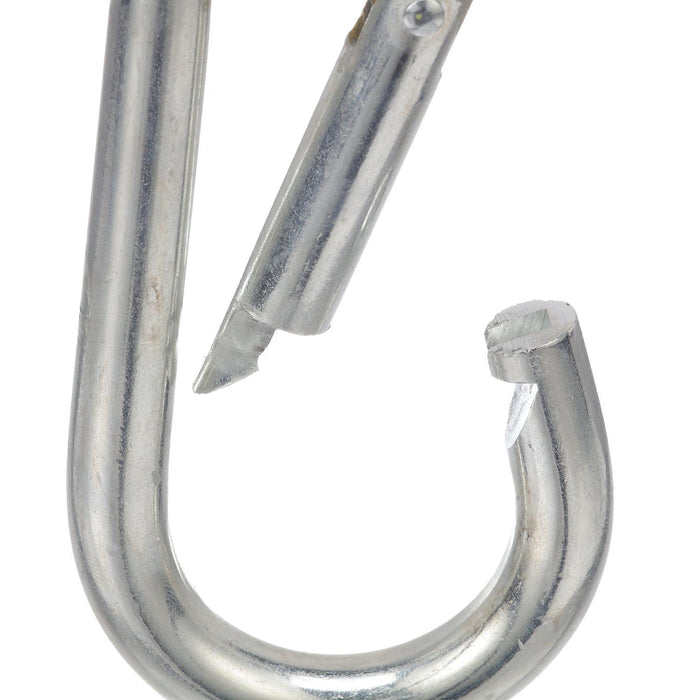 Seachoice 50-36841 Zinc Plated Steel Safety Spring Hook 7/16" x 4-3/4"