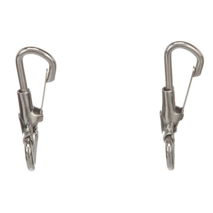 Seachoice 36951 Chrome Plated Brass Spring Snaps (1 Pair Per Pack)