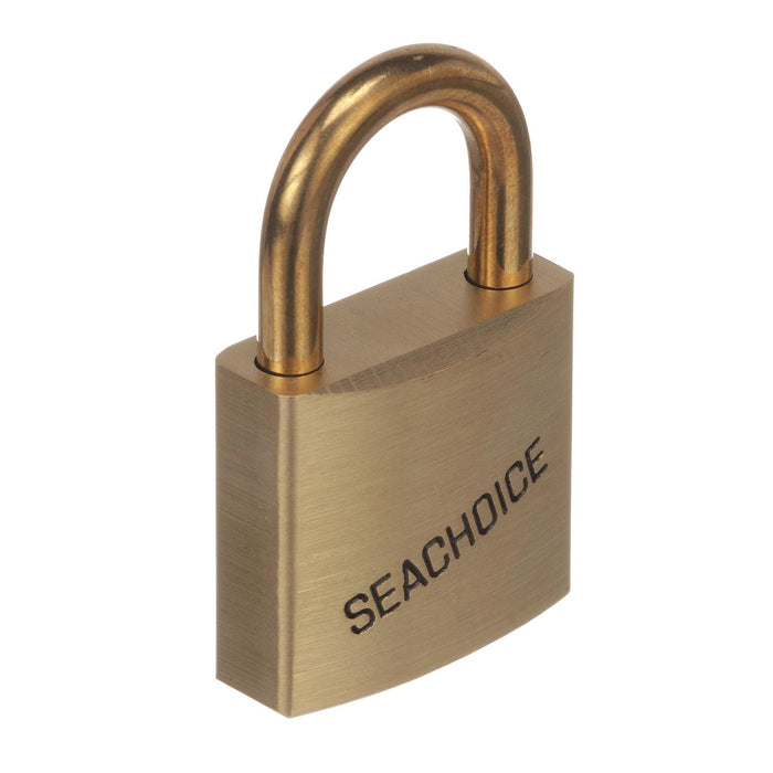 Seachoice 37231 2" Solid Brass Body Padlock Single Lock
