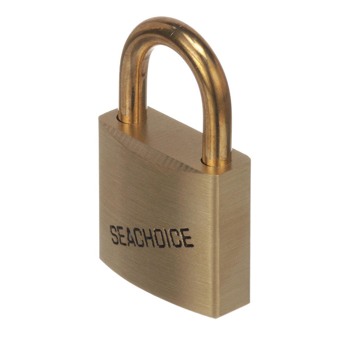 Seachoice 37231 2" Solid Brass Body Padlock Single Lock