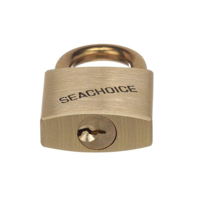Seachoice 37231 2" Solid Brass Body Padlock Single Lock