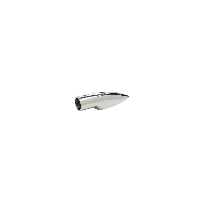 Seachoice 38471 5.5 Degree Stainless Steel Rail End Fitting For 7/8" OD Tubing