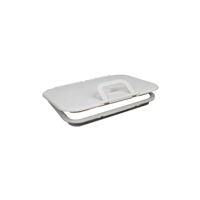 Seachoice 39201 Polypropylene Offshore Hatch 10-3/8 Inch x 20-1/2 Inch ID White
