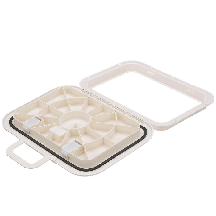 Seachoice 39201 Polypropylene Offshore Hatch 10-3/8 Inch x 20-1/2 Inch ID White