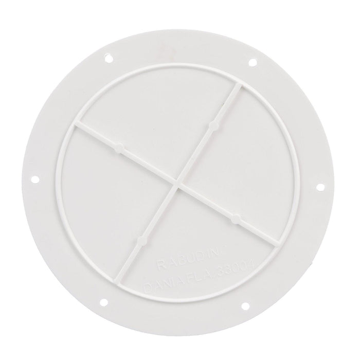 Seachoice 50-39591 Polypropylene Cover Plate Arctic White OD: 7-5/8"