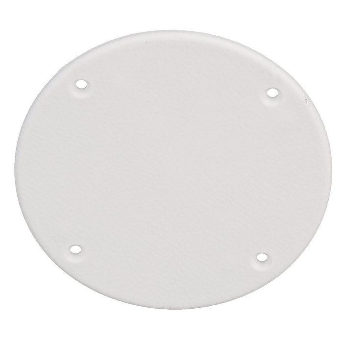 Seachoice 50-39601 Polypropylene Cover Plate Arctic White OD: 5-5/8"