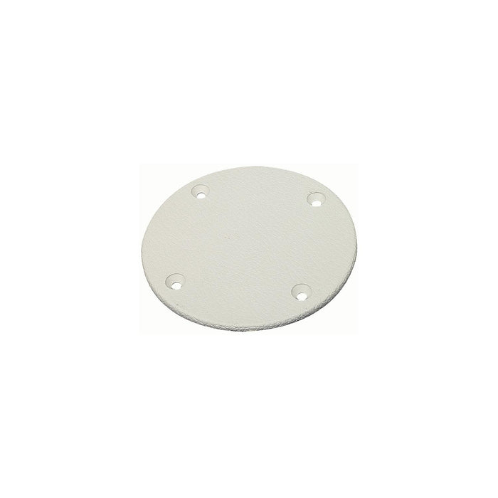 Seachoice 50-39621 Polypropylene Cover Plate Arctic White OD: 4-1/8"