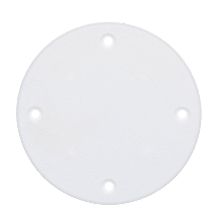 Seachoice 50-39621 Polypropylene Cover Plate Arctic White OD: 4-1/8"