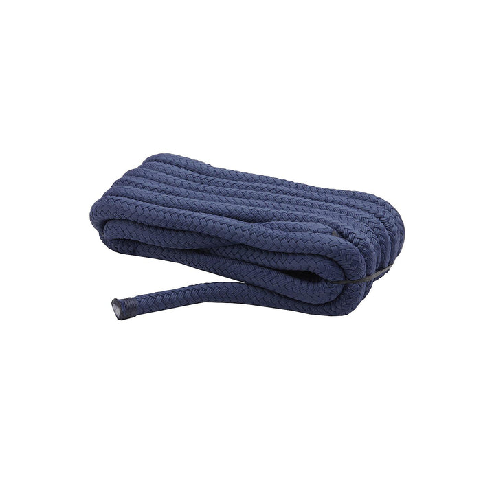 Seachoice Double-Braid Nylon Dock Line w/ Eye Splice, Pre-Shrunk, Heat Stabilized, 5/8 In. x 20 Ft., Navy