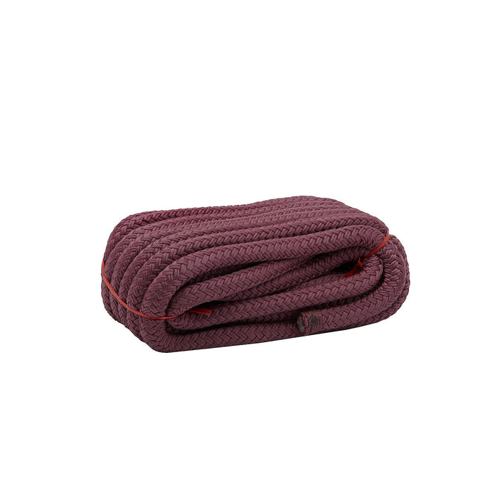 Seachoice Double-Braid Nylon Dock Line w/ Eye Splice, Pre-Shrunk, Heat Stabilized, 1/2 In. X 25 Ft., Burgundy