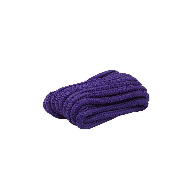 Seachoice Double-Braid Nylon Dock Line w/ Eye Splice, Pre-Shrunk, Heat Stabilized, 3/8 In. X 20 Ft., Purple