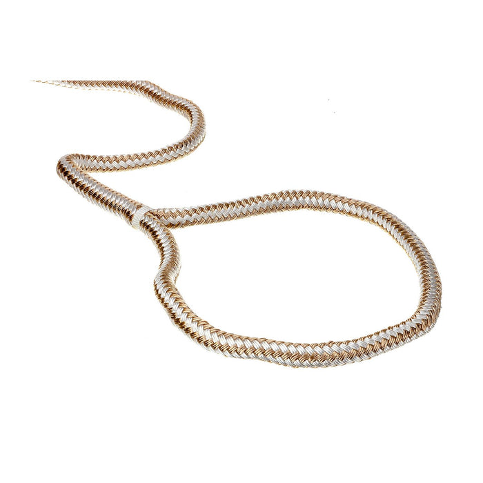 Seachoice Double-Braid Nylon Dock Line w/ Eye Splice, Pre-Shrunk, Heat Stabilized, 5/8 In. X 35 Ft., Gold White
